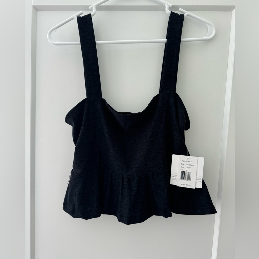 Beyond yoga size small cropped tank NWT